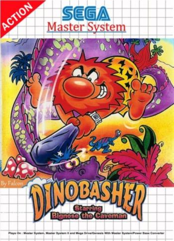 Cover Dinobasher - Starring Bignose the Caveman for Master System II